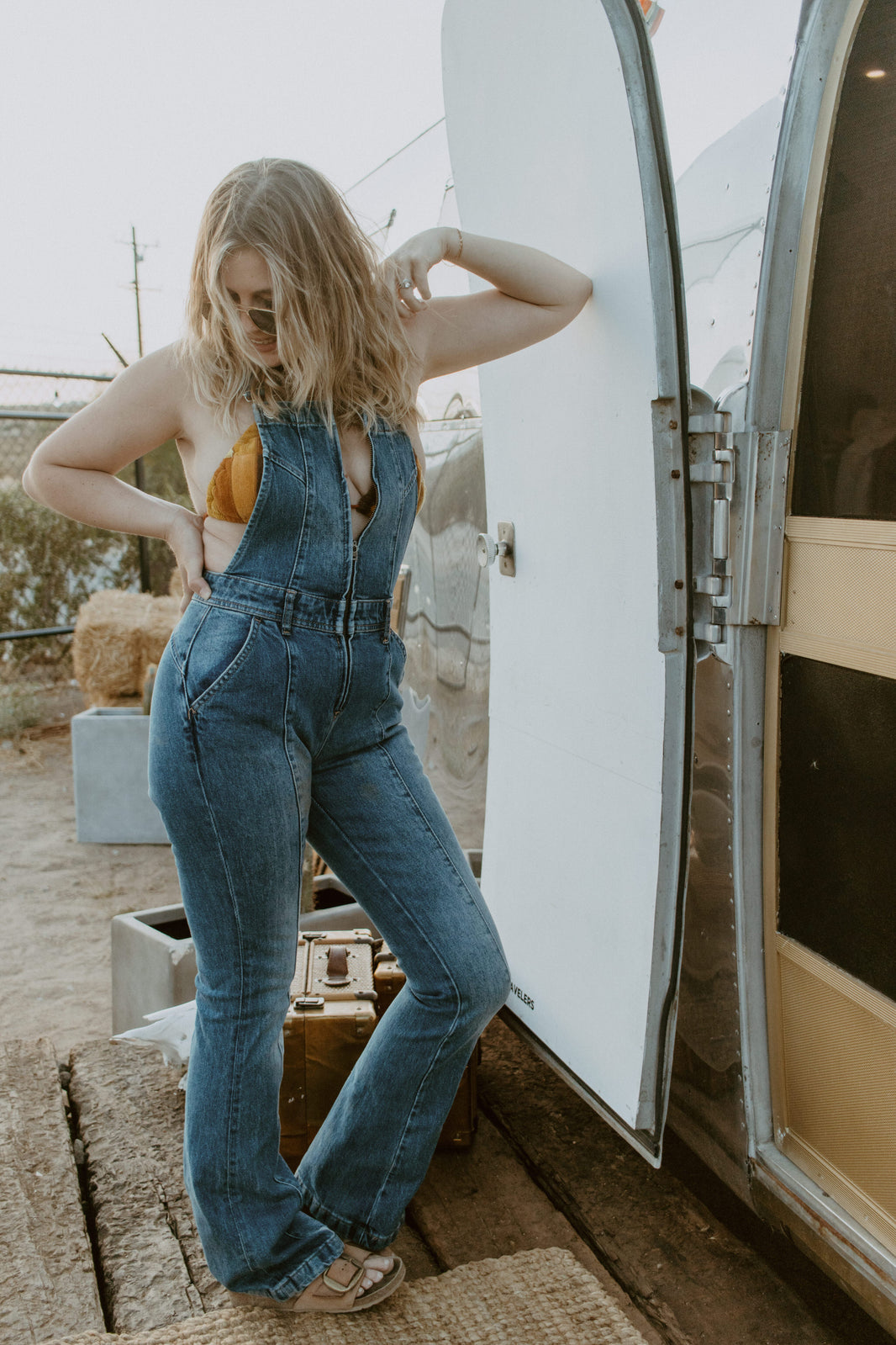 Free People Jumpsuits & Rompers Camilla Slim Flare Overalls