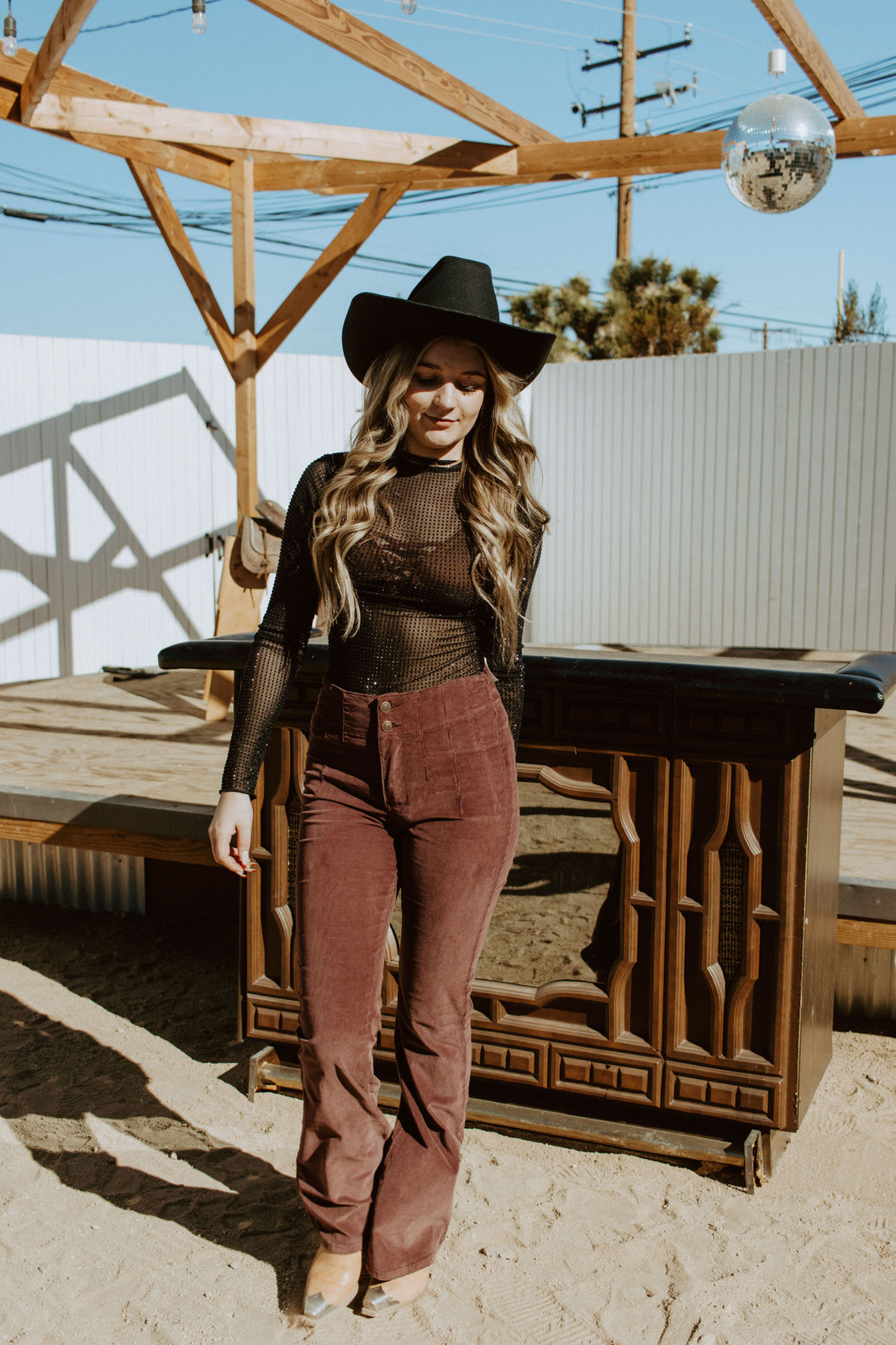 Free People Pants 25 / Chocolate Truffle Jayde Cord Flare Jeans