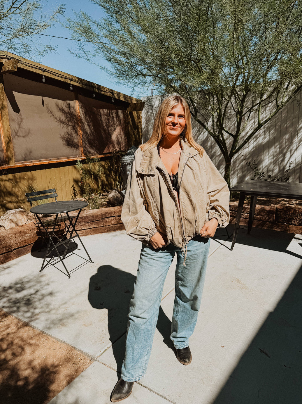 Free People Shirts & Tops Chelsea Jacket | Oatmeal