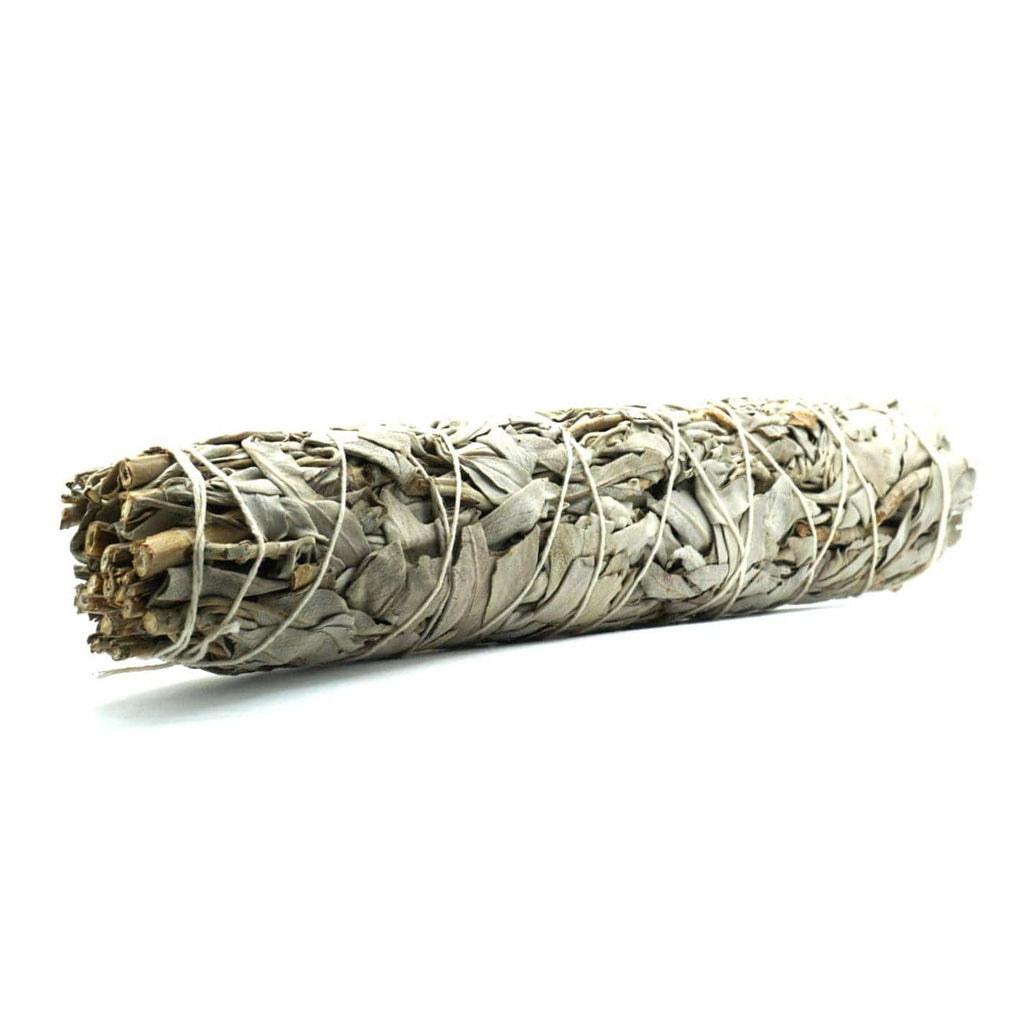Roaming Travelers Home Goods White Sage Smudge Stick | Large 9"