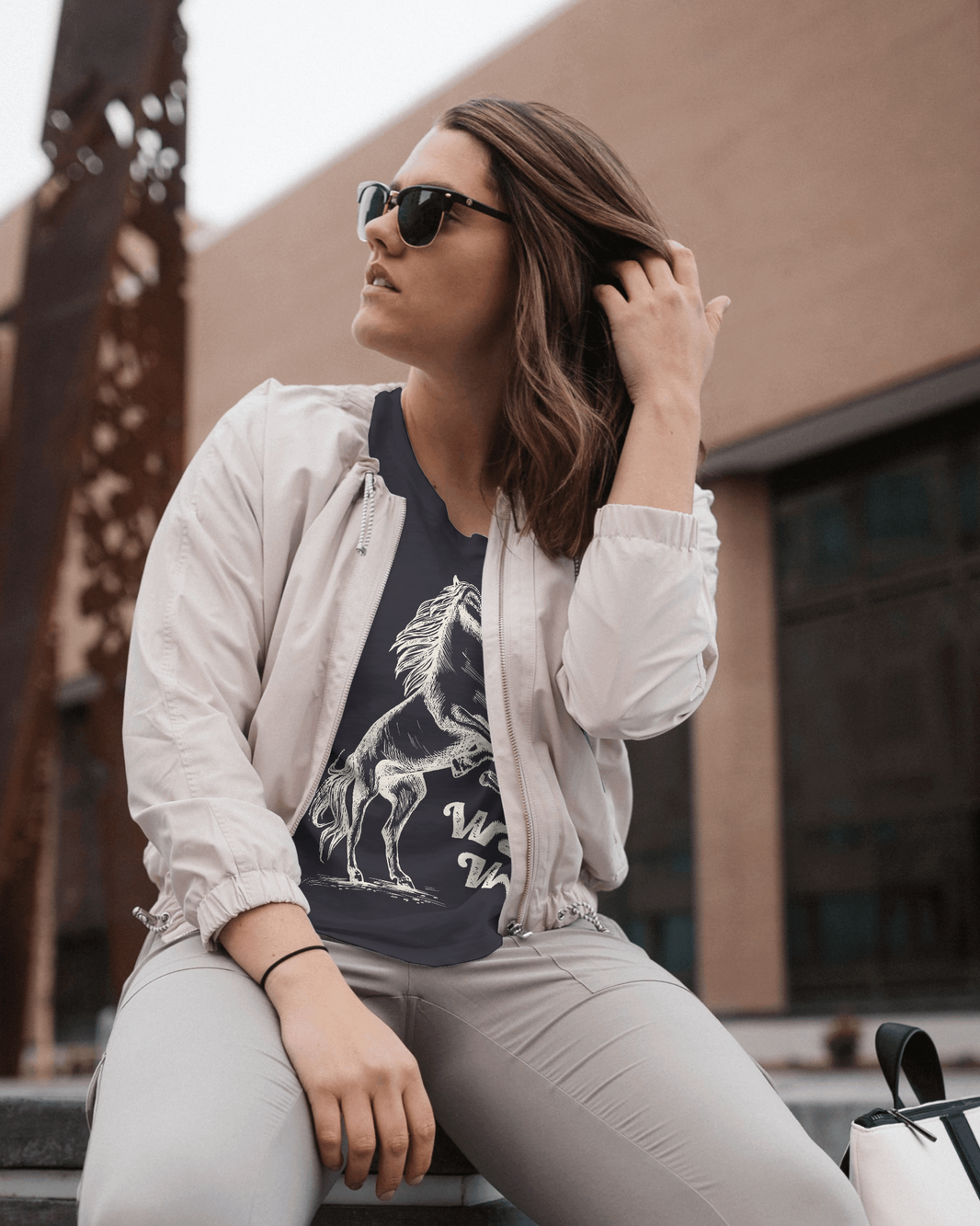 Roaming Travelers Shirts & Tops Wild Wild Horse Graphic T-Shirt