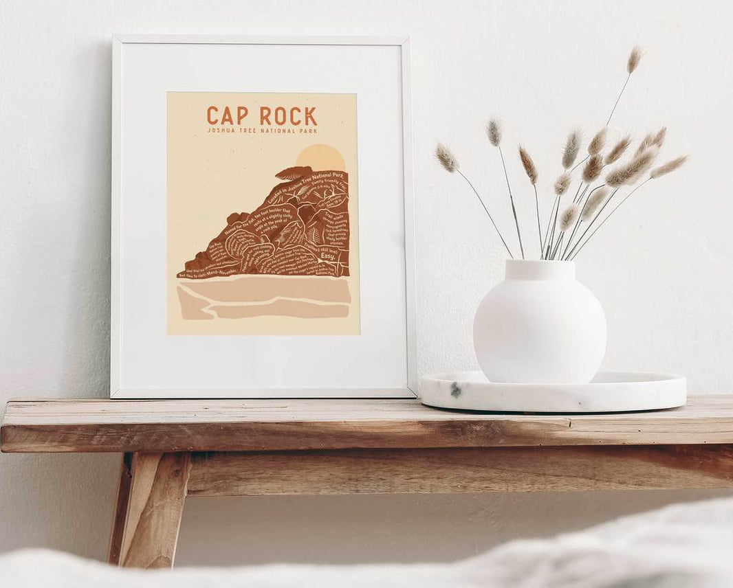 Amandalee Designs Artwork Cap Rock Art Print