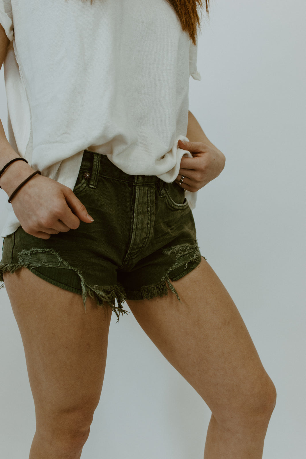 Free People Shorts Good Vibrations Cut Off Shorts