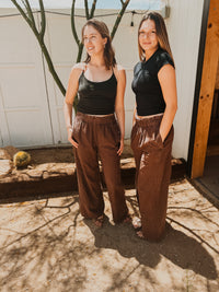 Day's End Linen Pull-On Pants | Expresso
