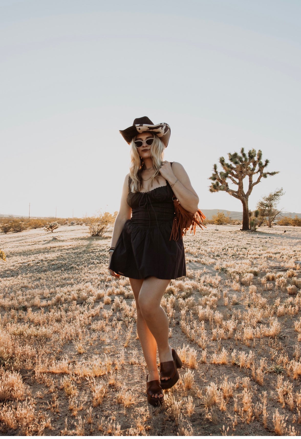 Western Lace Mini Dress