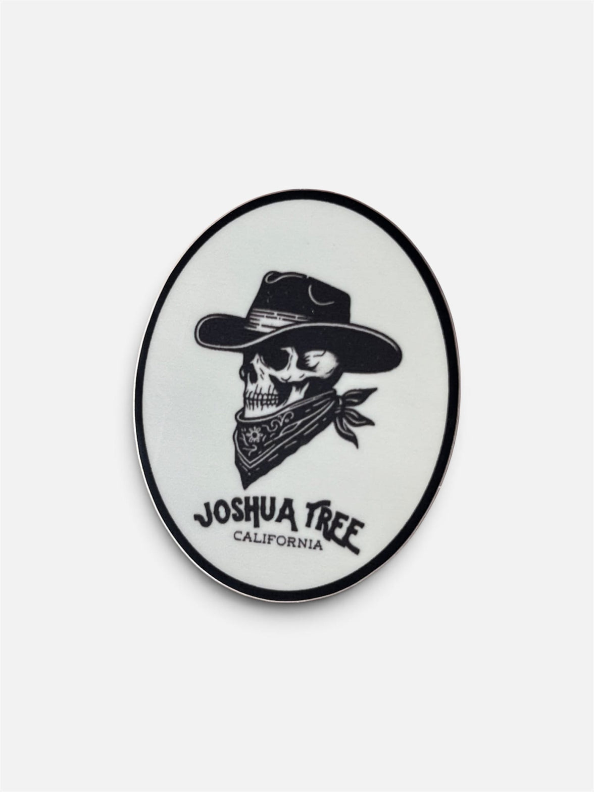 Cowboy Skull Sticker