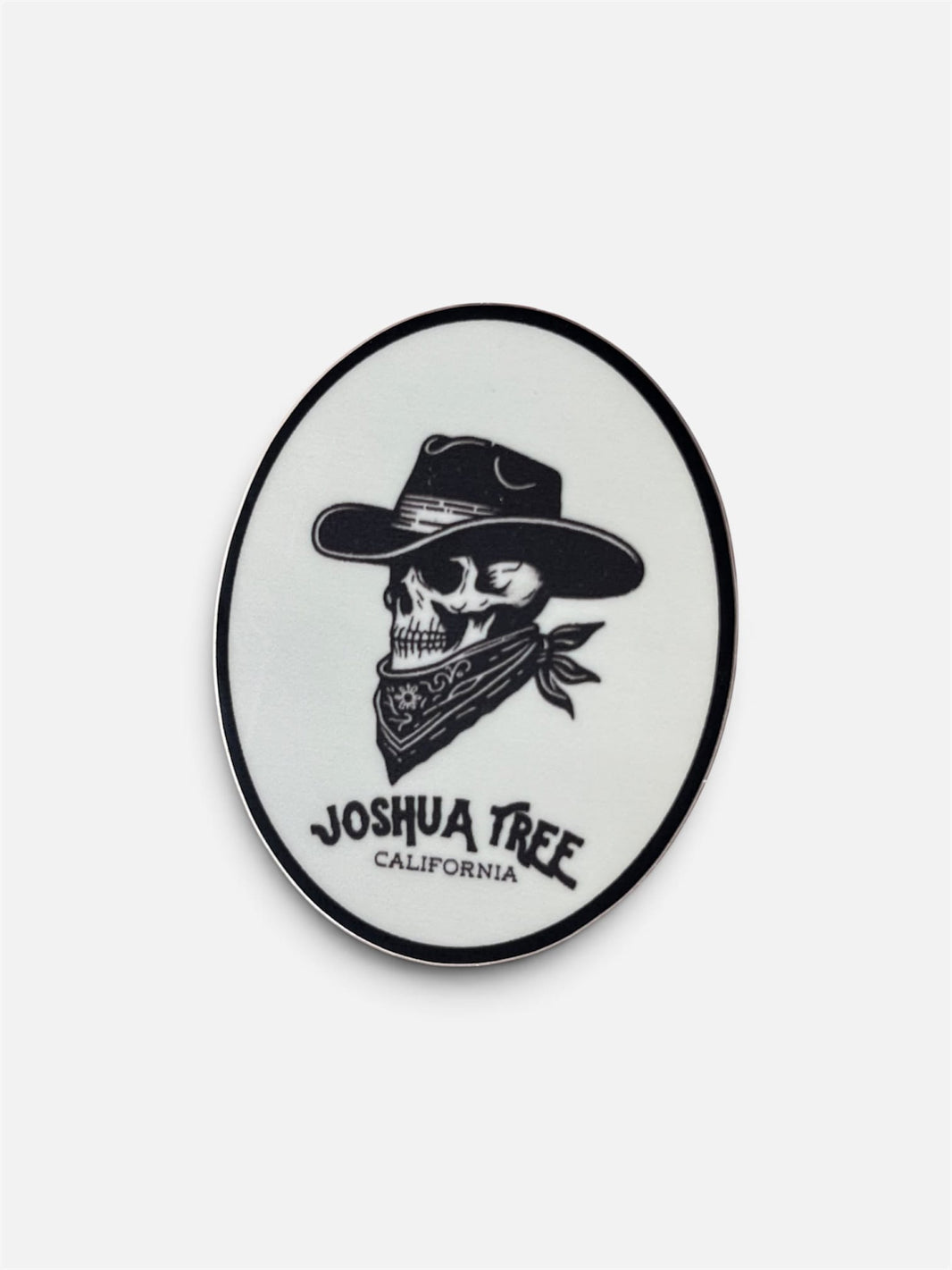 Cowboy Skull Sticker