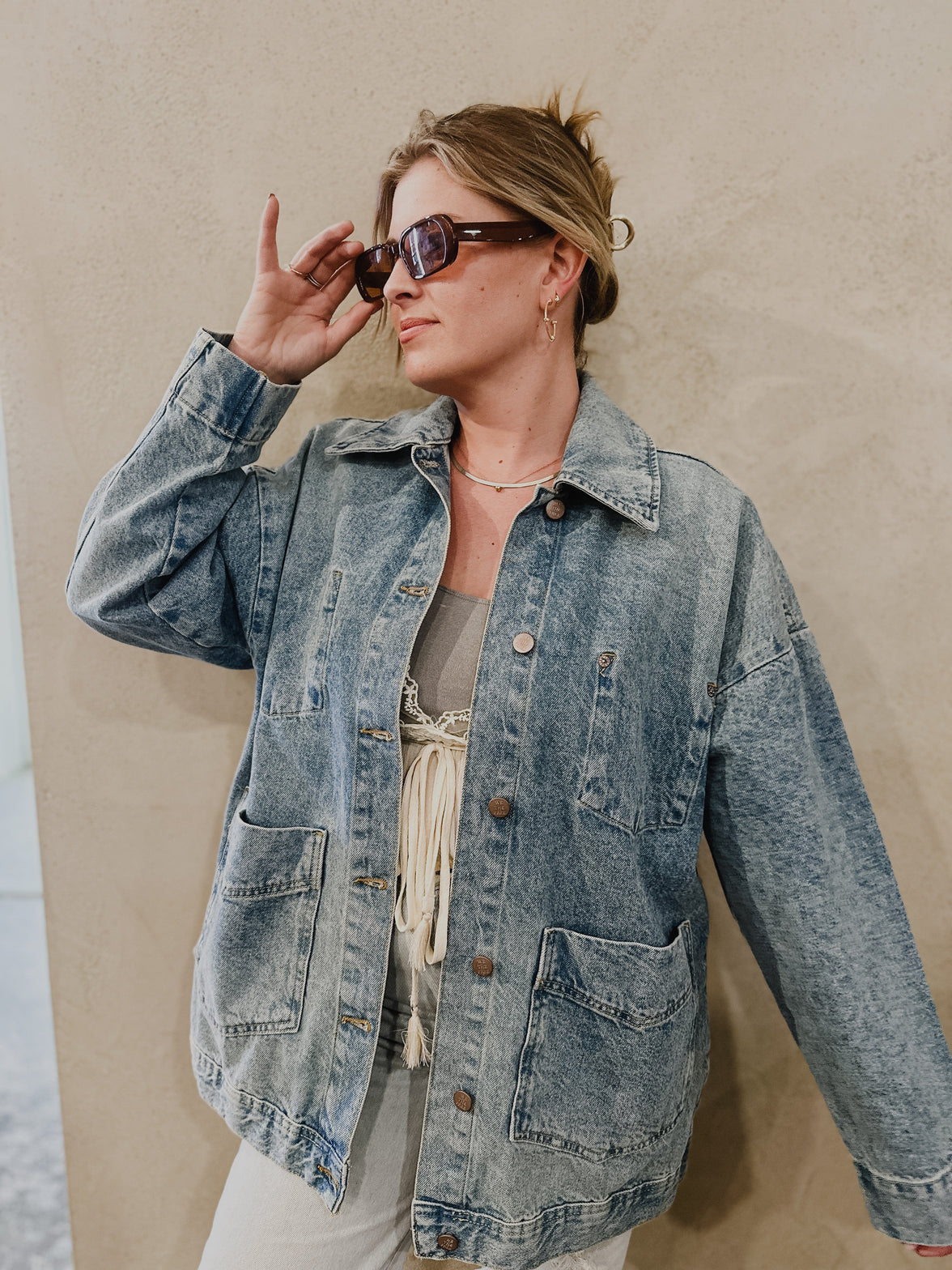 Free People Avery Denim Jacket