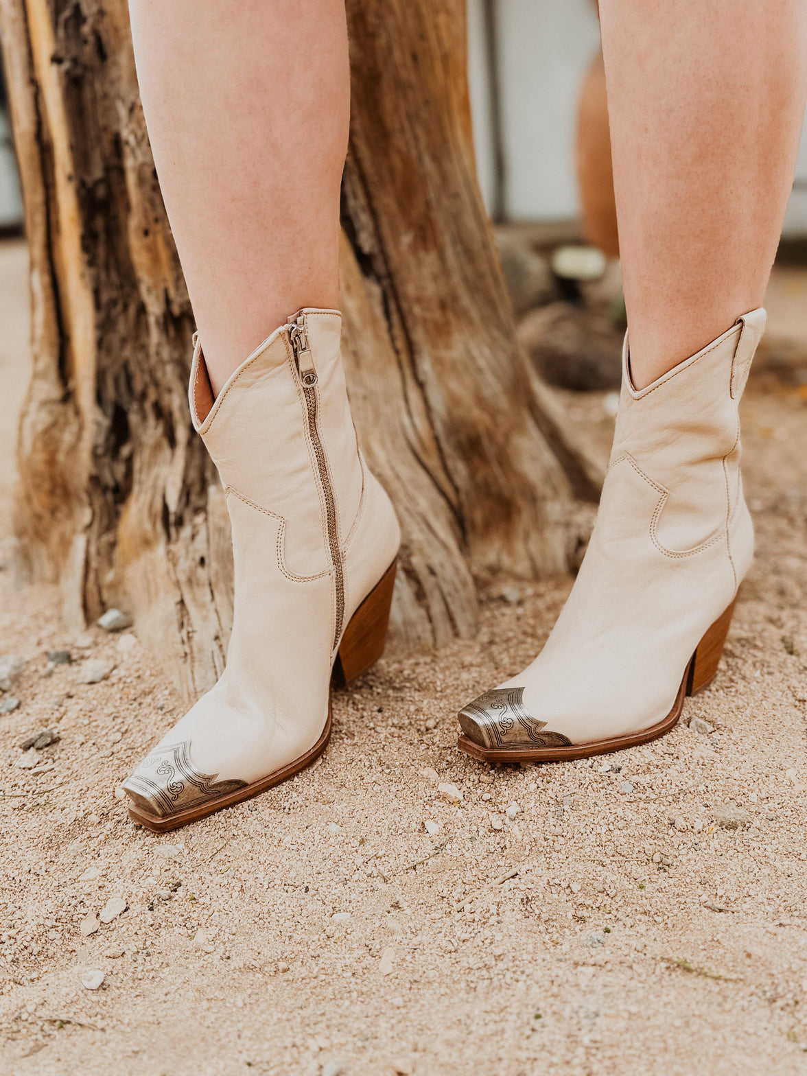 Free People Brayden Western Boot | Bone