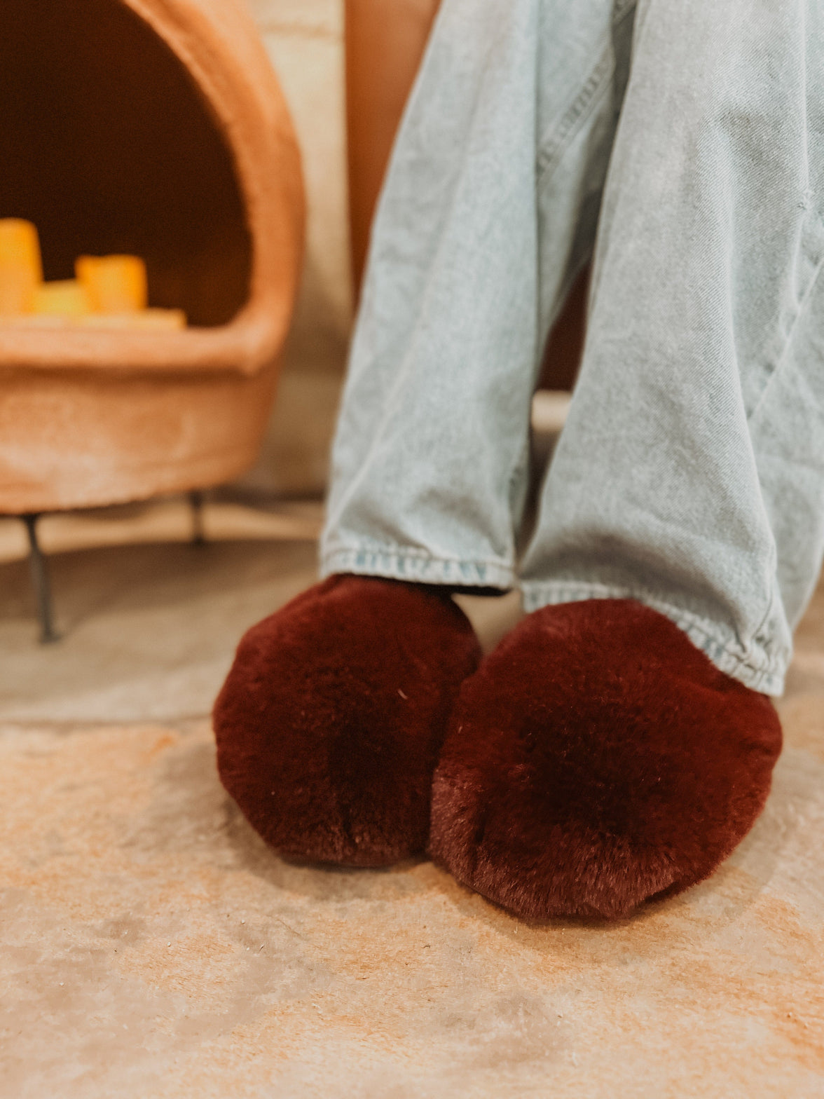 Free People Cabernet / 6 Snowball Slipper