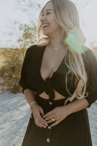 Free People Dresses Black / XS String Of Hearts Maxi Dress