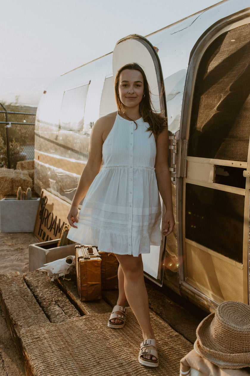 free people dresses mini Desert Days Dress Delta Crochet Halter Midi provencal perfect for creating casual Color:Cherry Gingham