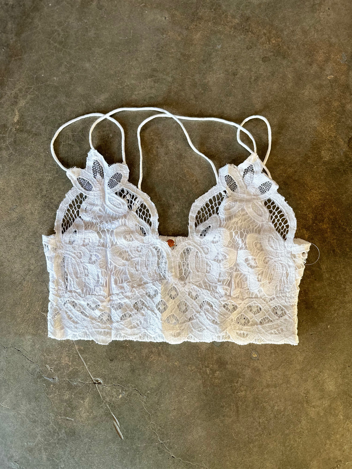 Free People Ivory / X-Small Adella Bralette