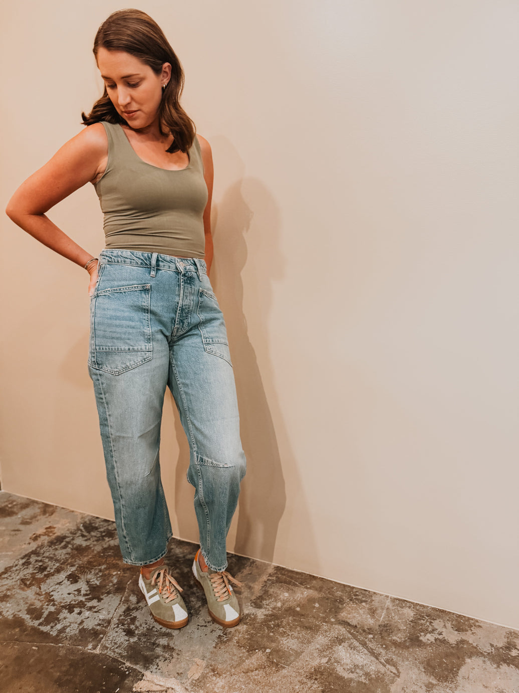 Free People Jeans We The Free Minimalist Moxie Barrel Jeans