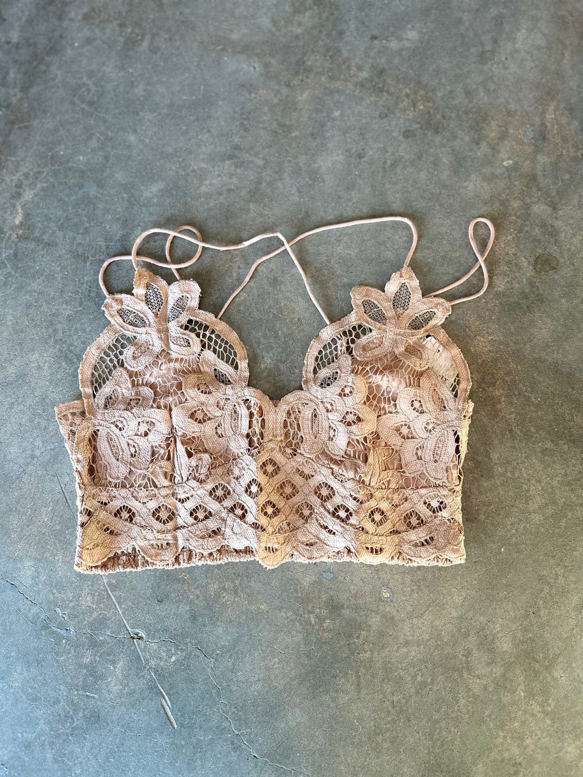 Free People Nude / X-Small Adella Bralette