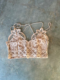 Free People Nude / X-Small Adella Bralette