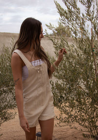 Free People Overalls We The Free Jude Shortalls | Ecru