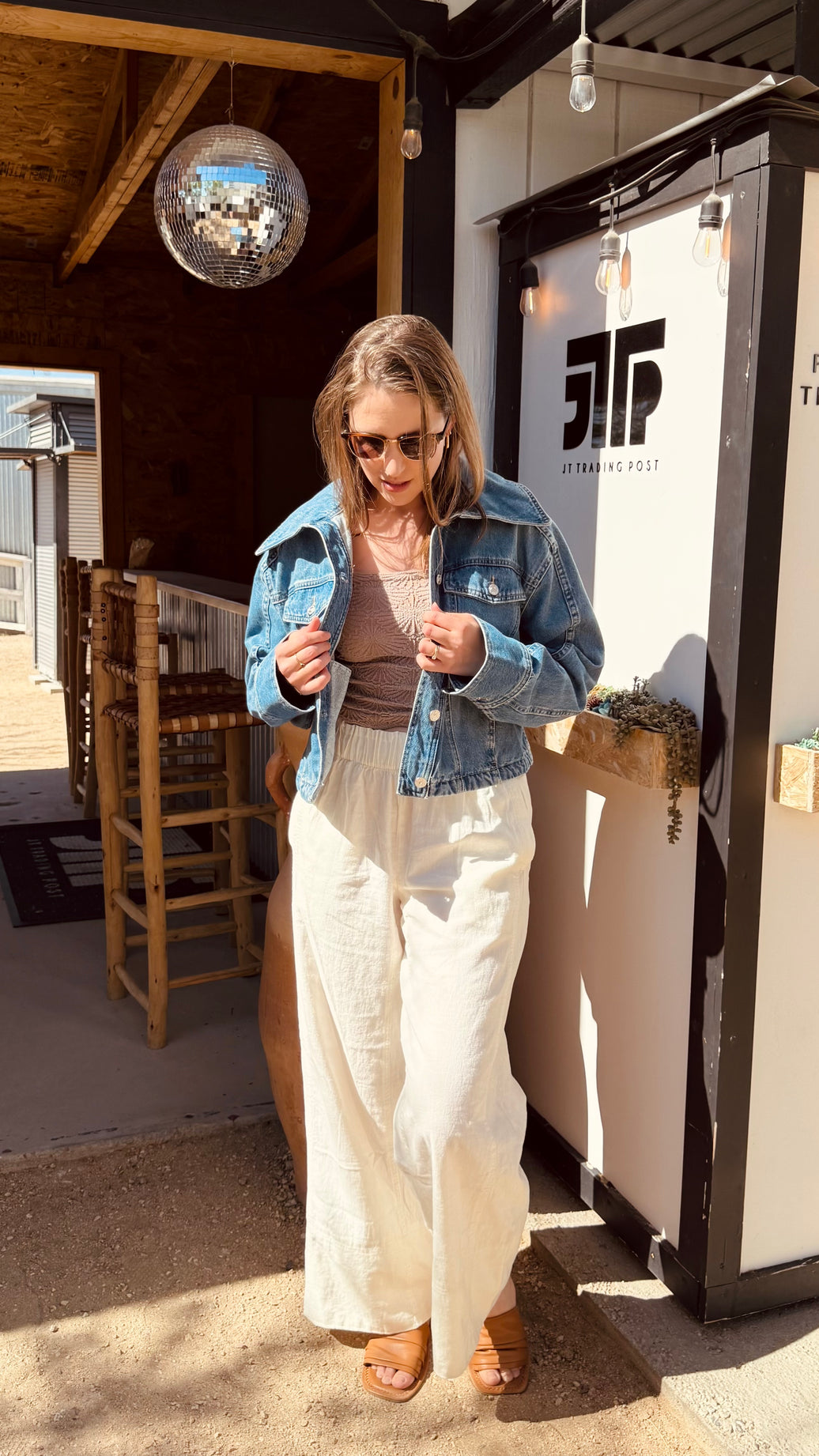 Free People Pants Day's End Linen Pull-On Pants