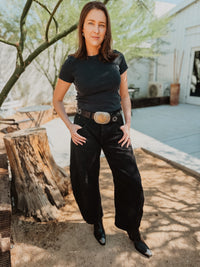 Free People Pants We The Free Good Luck Mid-Rise Barrel Jeans
