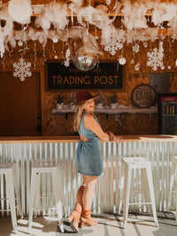 Free People Shirts & Tops Atlas Denim Mini in Blue Fade