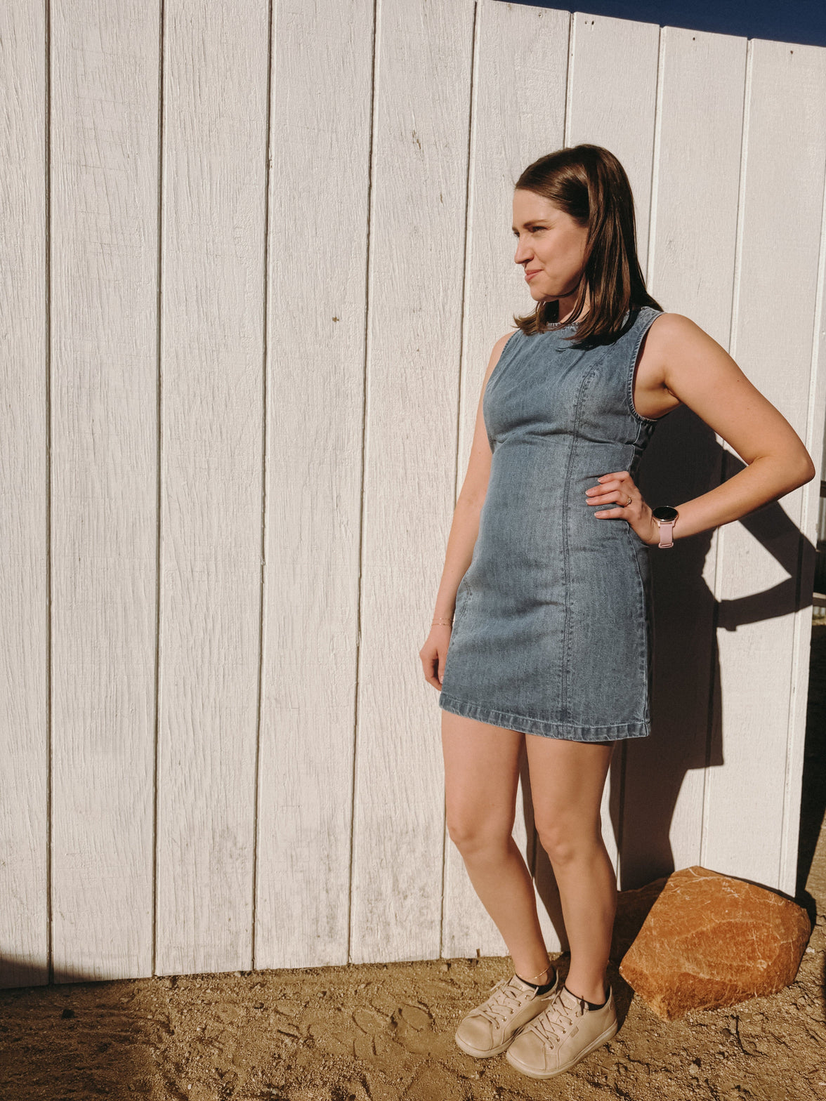 Free People Shirts & Tops Atlas Denim Mini in Blue Fade