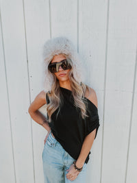 Free People Shirts & Tops Black / XS Cascadia Tunic