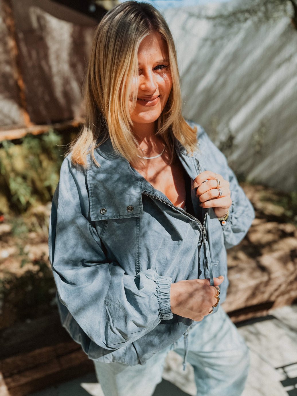 Free People Shirts & Tops Chelsea Jacket | Flint Stone