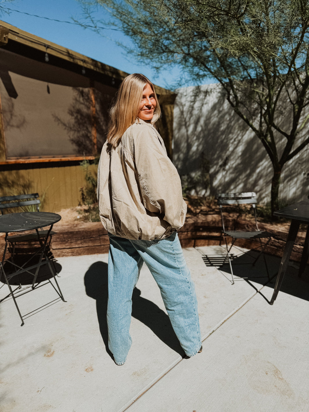 Free People Shirts & Tops Chelsea Jacket | Oatmeal