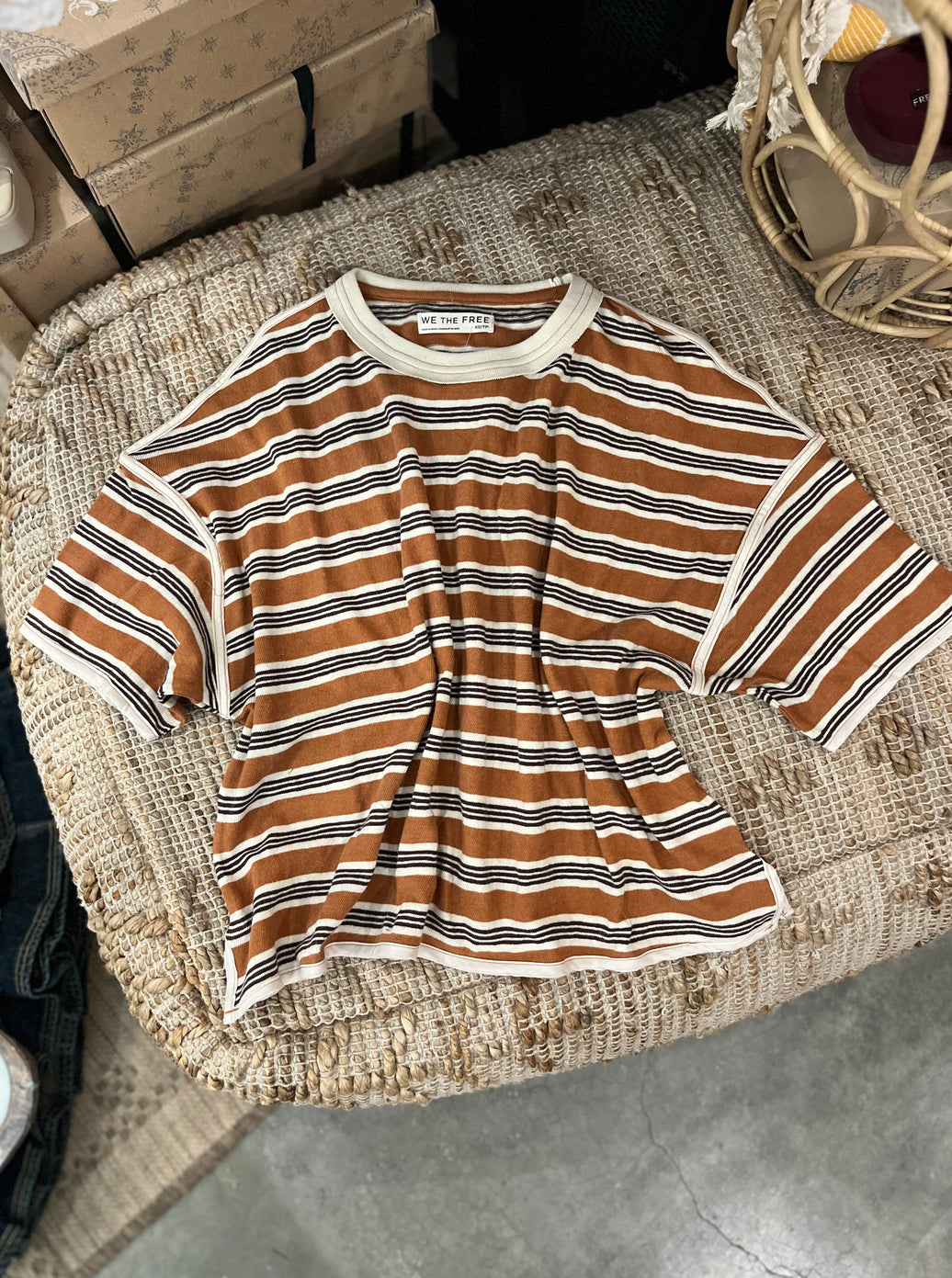 Free People Shirts & Tops Clean Rugby Tee