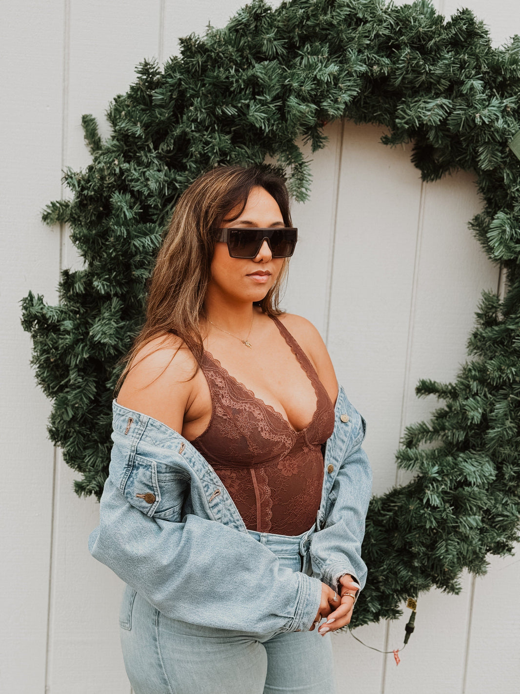 Free People Shirts & Tops mink / XS Say You Love Me Bodysuit