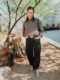 Free People Shirts & Tops Palm Springs Striped Pullover | Free People