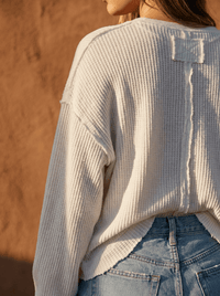 Free People Shirts & Tops We The Free Montreal Oversized Thermal Henley