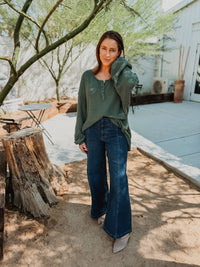 Free People Shirts & Tops We The Free Montreal Oversized Thermal Henley
