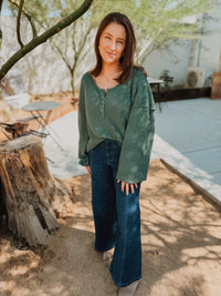 Free People Shirts & Tops We The Free Montreal Oversized Thermal Henley