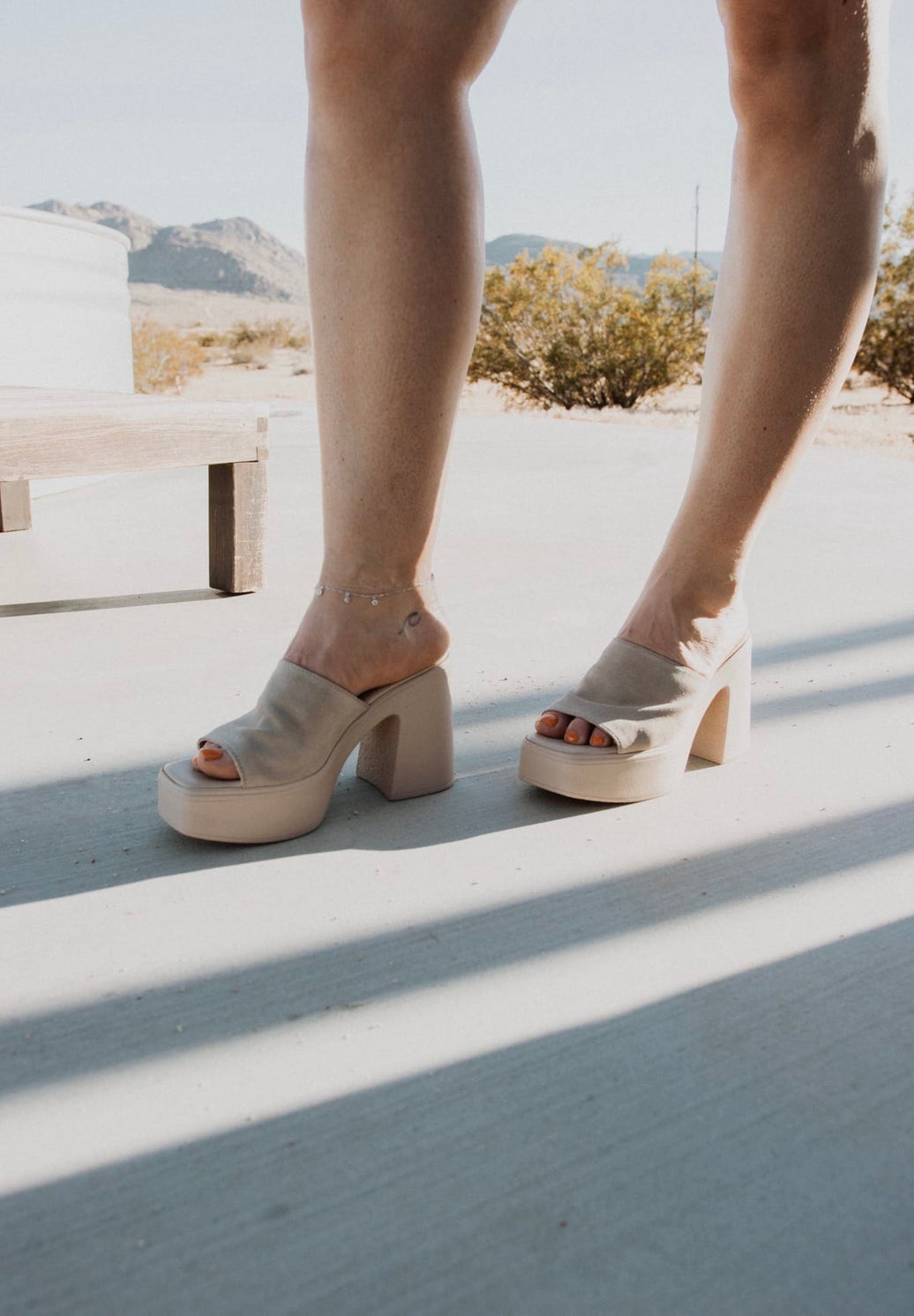 Free People shoes Zoe Platforms | Diamond Suede