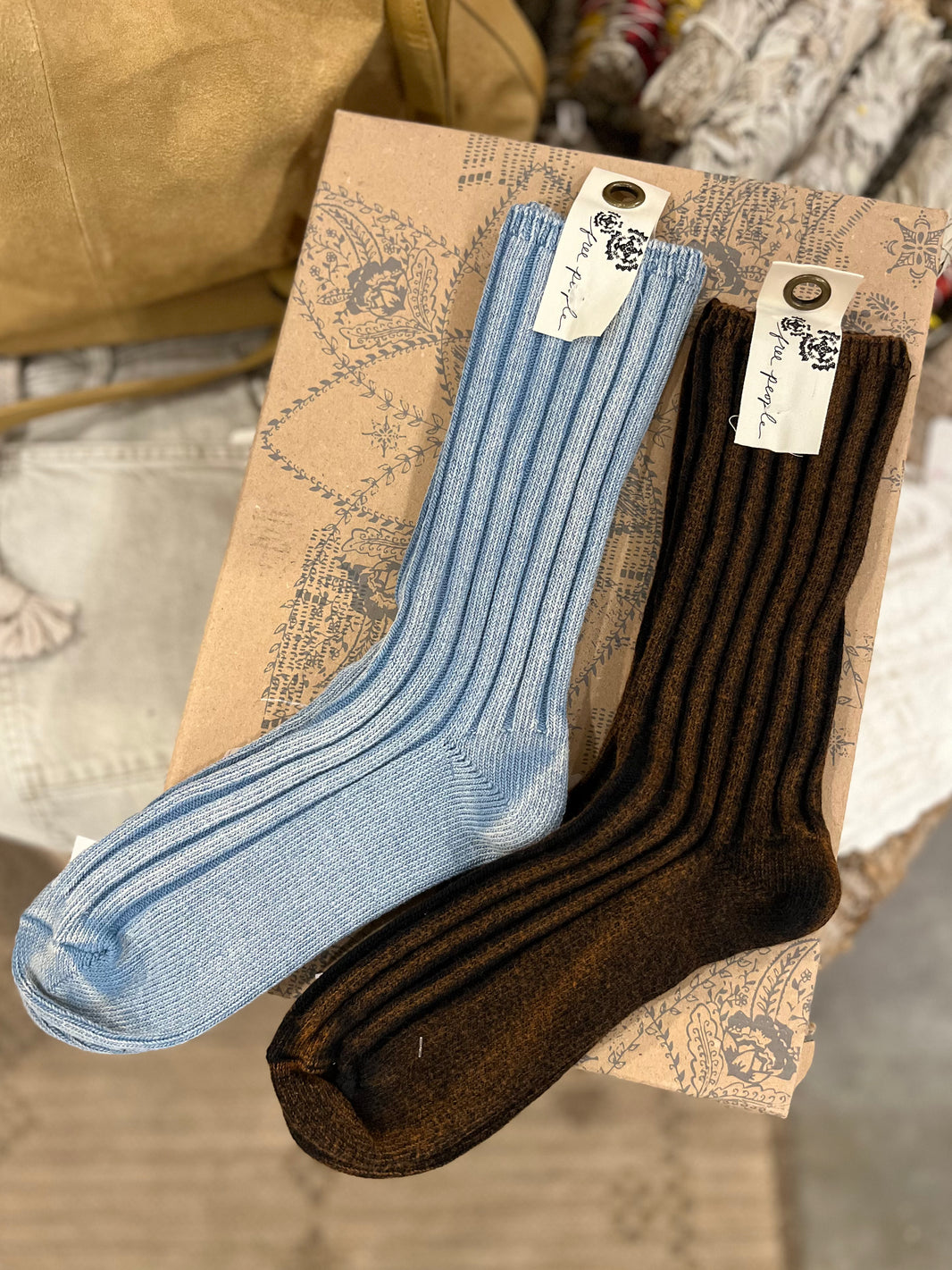 Free People socks Overdyed Trouser Socks