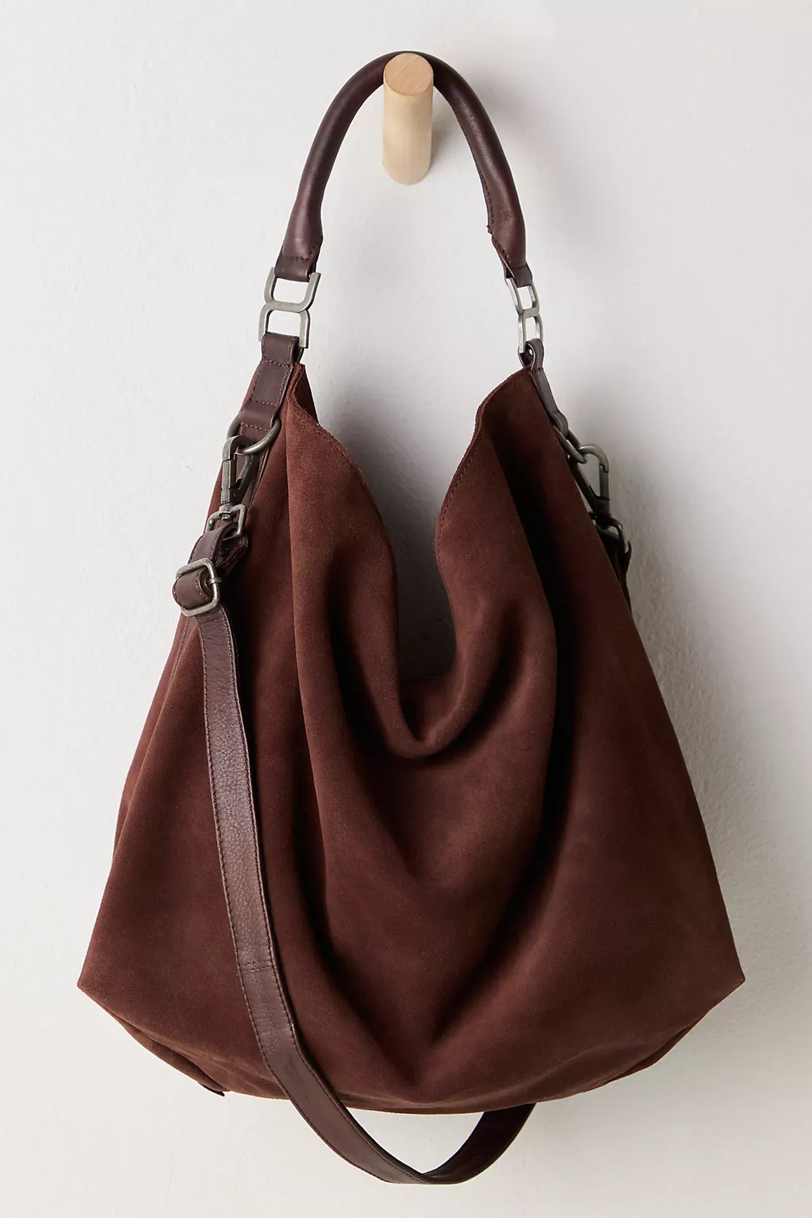Free People tote Suzie Suede Slouch Tote