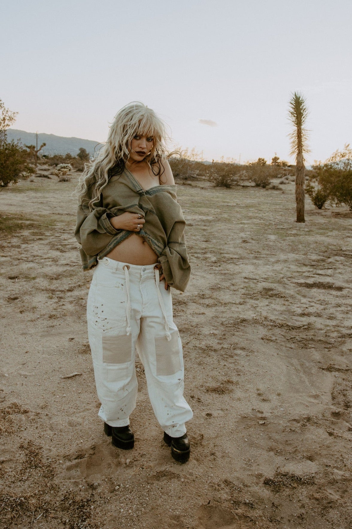 Free People White / 24 Moxie Low Slung Pull On