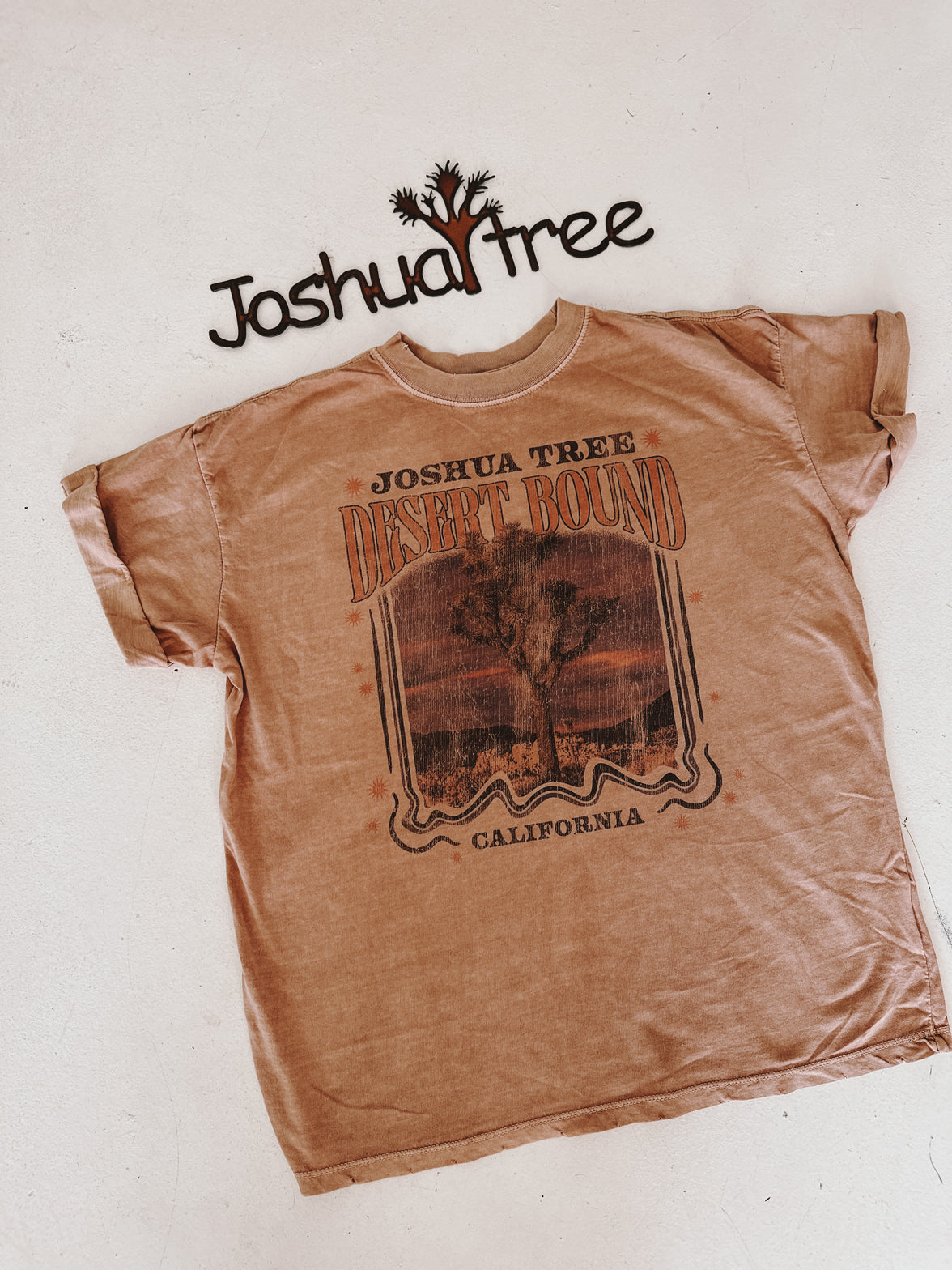 Girl Dangerous Shirts & Tops Burnt Orange / XS Joshua Tree Tour Shirt