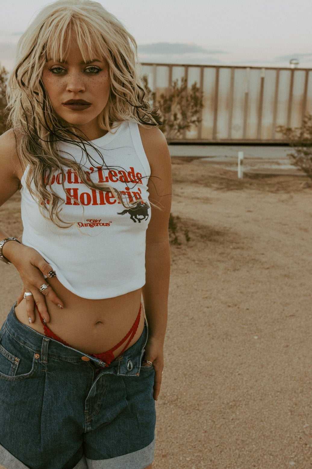 Girl Dangerous Shirts & Tops Hootin Leads To Hollerin Tank