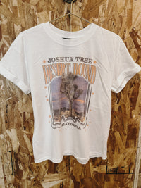 Girl Dangerous Shirts & Tops Vintage White / XS Joshua Tree Tour Shirt