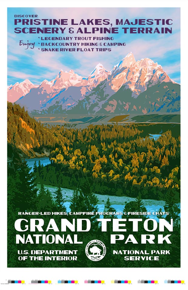 Grand Teton National Park Artist Proof - Snake River Overlook - Roaming Travelers Joshua Tree, California