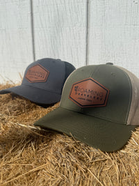 InkTrendz Hats Roaming Travelers Leather Patch Hat