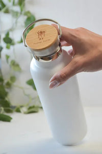 Me Mother Earth Water Bottle White Stainless Water Bottle 25oz