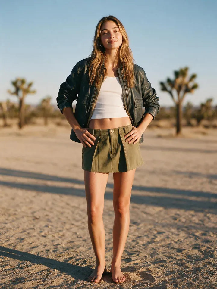 Riverfront Surplus Mini Skirt | Free People