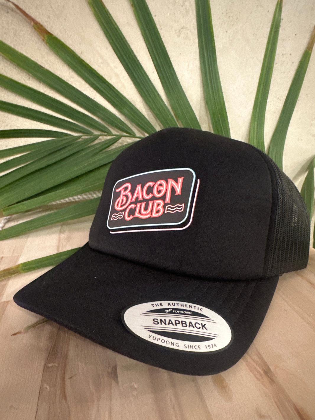 Roaming Travelers Bacon Club Trucker Hat