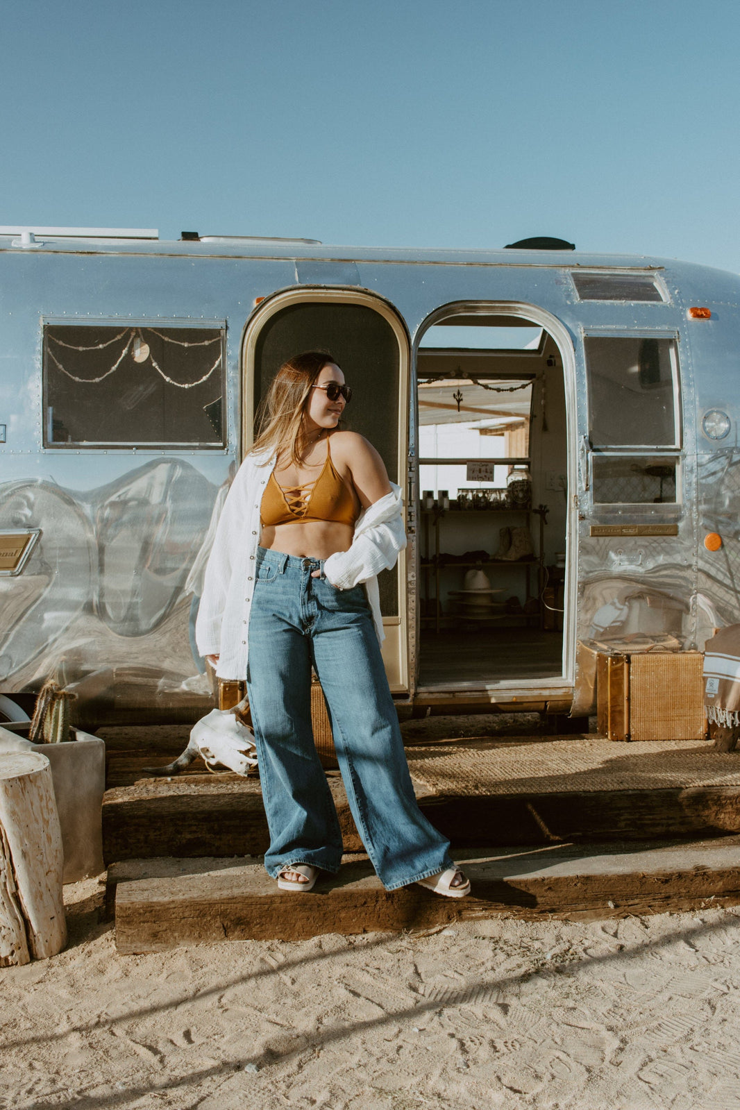 Roaming Travelers Bras Ribbed Racer Back Bralette