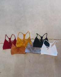 Roaming Travelers Bras Ribbed Racer Back Bralette