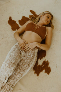 Roaming Travelers Bras Ribbed Racer Back Bralette