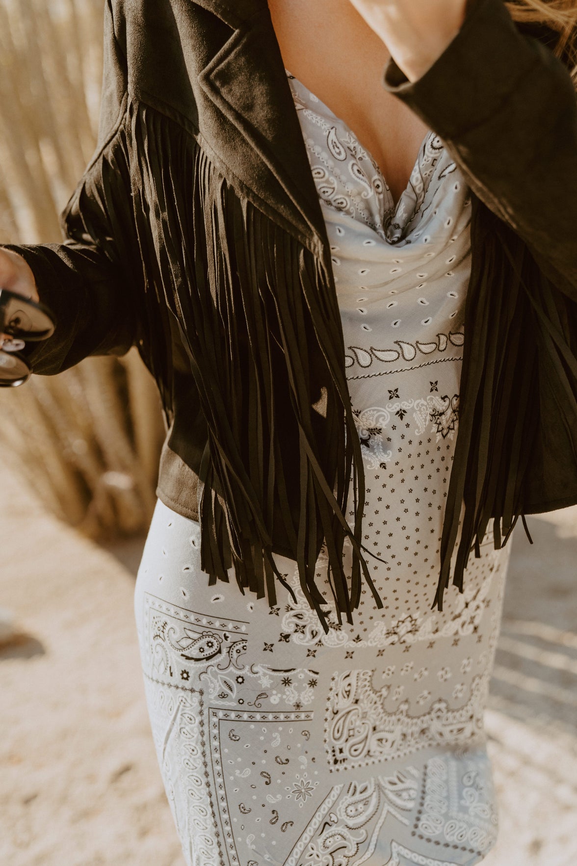 Roaming Travelers Jackets Western Fringe Jacket